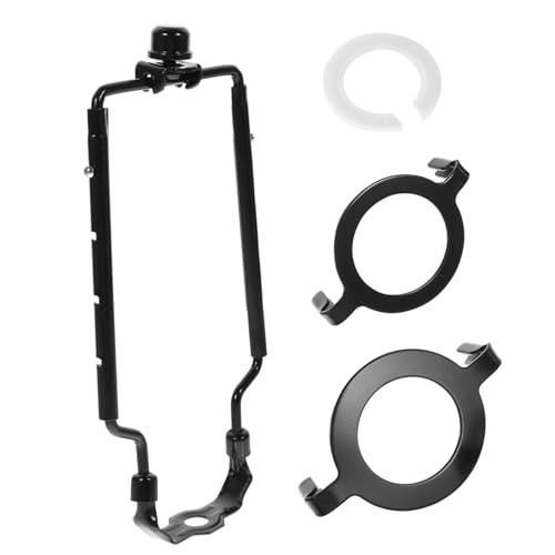 PENIKOKO テーブルランプ用ニッケルメッキ製ランプハープホルダー 耐久性のあるシェードアダプター 簡単取り付け 照明修理キット 家 店舗向