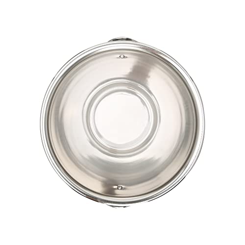 Mimo Style Balde de Gelo Prata, Aço Inoxidável Mentém Bebidas Geladas 5L Ideal Bancadas Bares Restau