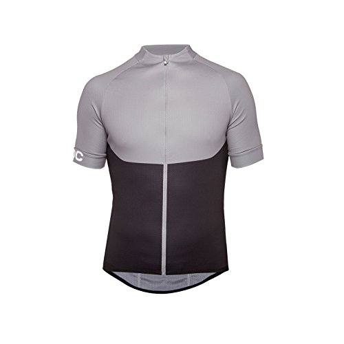 POC, Essential XC Zip Tee, Mountain Biking Apparel, Steel Gray, XL
