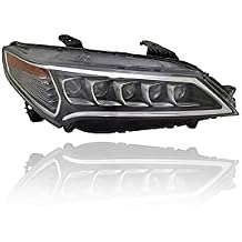Headlight Assembly - Compatible/Replacement for 15-17 Acura TLX - LED - Right Hand - Passenger - 33100TZ3A01