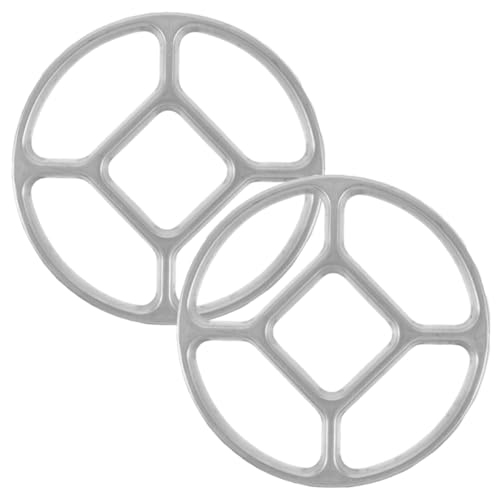 BESTYASH 2 Piezas Soporte Antideslizante para Estufa de Gas Aleación para Olla de Café Accesorio de Cocina y Multifuncional