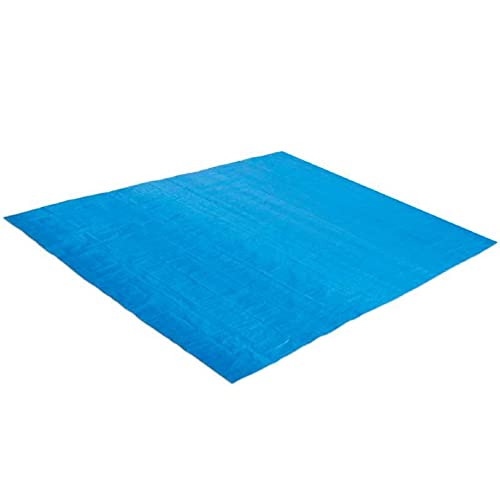 Summer Waves Tapis de Sol 2,69x2,69m pour Piscine Extérieure Hors-Sol - Protection Amortissante Contre l'usure, Les Frottements et Les Imperfections du Sol - Forme Carrée - Bleu 11063