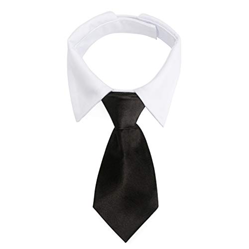 Segarty Dog Necktie, Dog Tie Collar for Medium and Large Dogs, Adjustable Formal Collar Neck Tie for Dogs and Cats Tuxedo Outfits, Birthday Party Gift, Wedding, Business, Photo Wearing