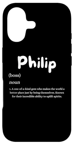 Philip Definition Personalized Name Custom Costume For Phil �X�}�z�P�[�X iPhone 17 �p