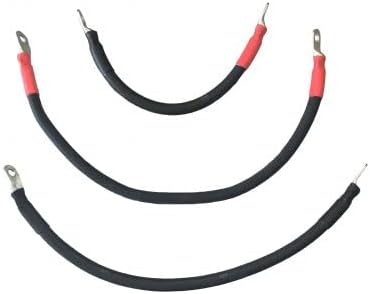 Black Dog Customs Battery Cable Set Compatible with HMMWV/Humvee only