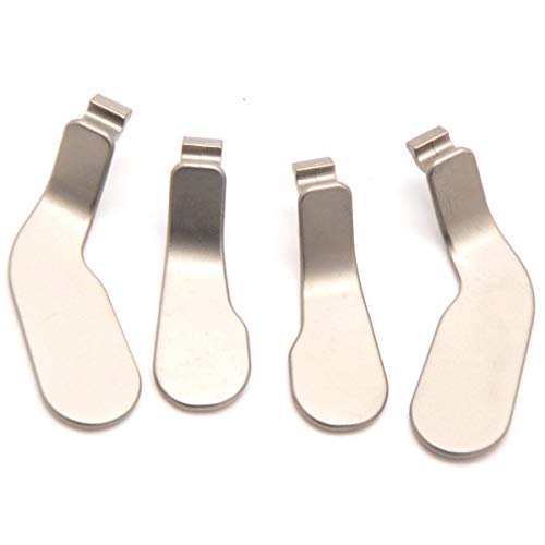 Deal4Go 4 Metal Paddles Mod Replacement Parts Kit for Xbox one Elite Controller Accessories (2 Upper Paddles + 2 Lower Paddles) - Thumbnail 2