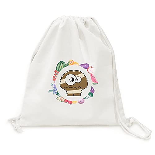 Sac en tissu pliable pour fruits et légumes à motif étranger et alien brown