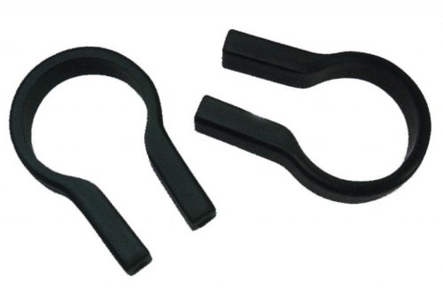 Schellen für Lenkeradapter Klickfix schwarz, 31, 8mm, paarweise