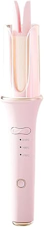 Pluzz Automatic Curling Iron Thick Water Wave 32mm - Warming in 30 Seconds Pink