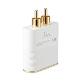 SLASH3 Bluetooth DAC Receiver - ESS ES9219 Quad DAC, 130dB SNR, LDAC aptX HD Adaptive High-Res Adapter, Direct RCA Plug Upgrade for Vintage Home Stereo Amps, Wireless Connectivity, USB-C Power, White