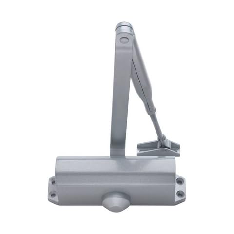 Supreme Size 3 CE Door Closer 1h Fire Rated - Silver for Upto 60kg Door Cover