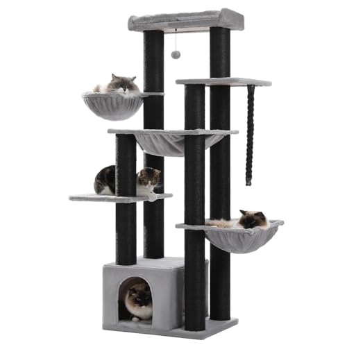 Torre para Gatos XXL resistente, 67" para uso interior miniatura 1