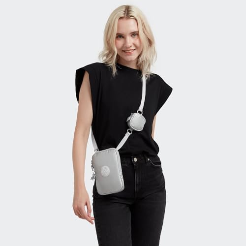 Pochette smartphone Kipling Elvin métallisée pour ranger cartes et mobile