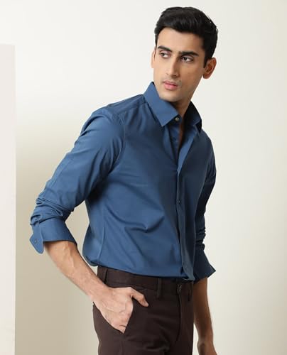 Image of Rare Rabbit Regular fit Plain Shirt