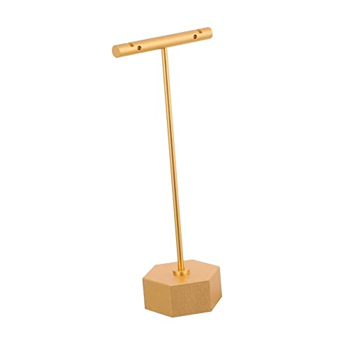 COMPUKAS 1Pieza Joyería Metálico para Pendientes Anillos y Collares Estante de Almacenamiento Único y Organizador para Accesorios