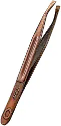 Pinça para sobrancelha profissional XZN cobre