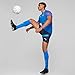 PUMA Mens FIGC Player V Neck Short Sleeve Jersey Soccer Cleats - Blue - Size XXL