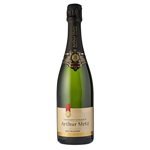 Arthur Metz - Crémant d'Alsace AOP Brut - Trocken Sekt aus Elsass, Frankreich (1 x 0.75 l)