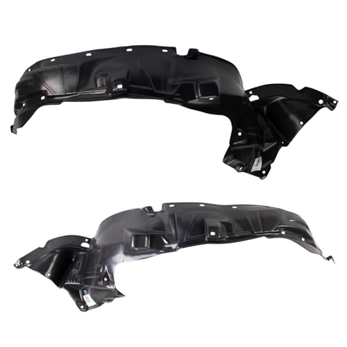 Image of TRQ Front Inner Fender Liner Set Compatible with 2006-2007 Honda Pilot HO1250108 HO1251108