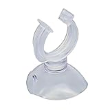 Generisch 10 Stück Aquarium-Saugnäpfe mit offenen Clips, Luftleitungshalter for Aquarien, Schlauchklemmen for Sauerstoffschläuche und Luftpumpenzubehör(16mm)