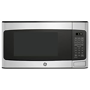 GE JESP113SPSS Countertop Microwave Oven, 1.1 Cubic Ft, Stainless Steel