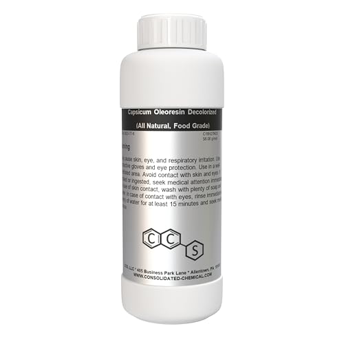 Capsicum Oleoresin (All Natural, Food Grade) | Premium High-Purity Extract for Culinary and Industrial Applications - 100mL (3.3 Fl Oz)