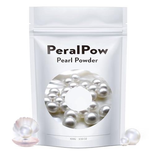 Peralpow Pearl Powder Organic 100g 100% Natural DIY Skincare Anti-Aging Minimizes Pores Soothes (3.52oz)