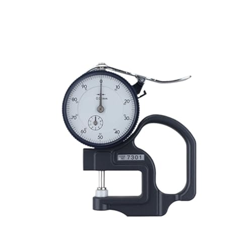 Calibrador de espesor con indicador, modelos 7301A y 7321A, rango 0-1 mm, resolución 0.01 miniatura 1