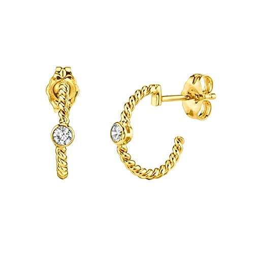 Boucles d'oreilles chanvre tressé et diamant légères pour éviter les lobes douloureux