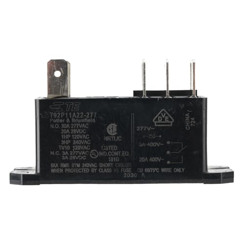 Relais de puissance T92P11A22-277 277VAC 30A 2 Form C à 8 broches