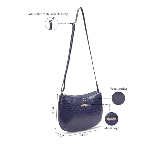 Image of Caprese Pupa Large Hobo Bag for Women | Stylish, Versatile Handbag With Adjustable Strap for Everyday Use | Perfect for Casual Outings, Work, Travel, and Special Events | Spacious Design