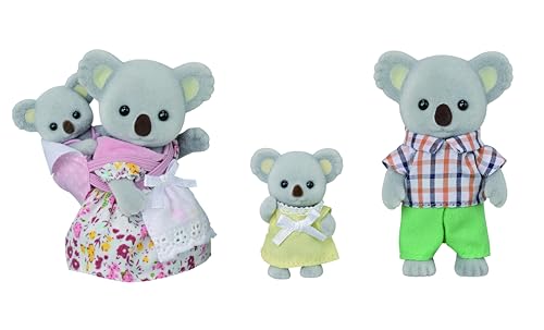 Calico Critters Outback Koala Family, Set of 4 Collectible Doll Figures