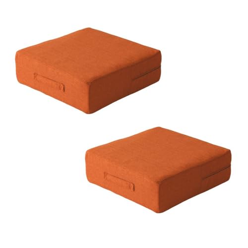 SAKODA �X�v�����O�L���[�u �g�����|�����N�b�V���� 58×58cm �|�P�b�g�R�C�� �N�b�V���� �g�����|���� �É� �傫�� ������ ������� (2�Z�b�g, �I�����W)