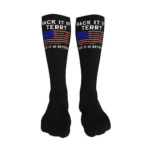 Back It Up Terry Put It In Reverse Knee High Socks For Women Long Tube Socks Athletic Compression Socks Unisex High Socks Girls3