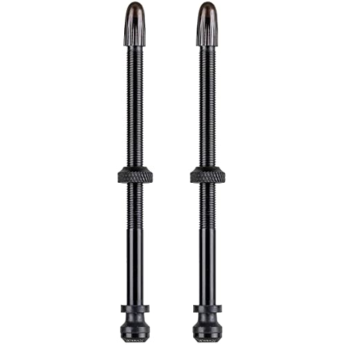 Valvola tubeless Schwalbe negra universal para llantas de bicicleta 2