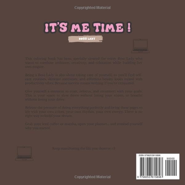 Image secondaire de It's Me Time : Livre de Coloriage Édition Boss Lady pour Adultes