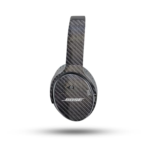Image of MightySkins Carbon Fiber Skin Compatible with Bose QuietComfort 35 II Headphones - Ripped | Protective, Durable Textured Carbon Fiber Finish | Easy to Apply, Remove, and Change Styles
