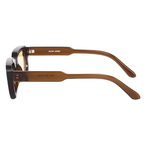 Image of Peter Jones Unisex Broad Frame Square UV /UB Protected Sunglasses (3887)