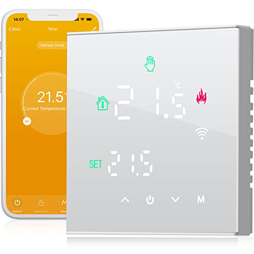 Termostato WiFi Per Caldaia A Gas – Schermo LCD Programmabile, Controllo Da App E Compatibile Con Alexa