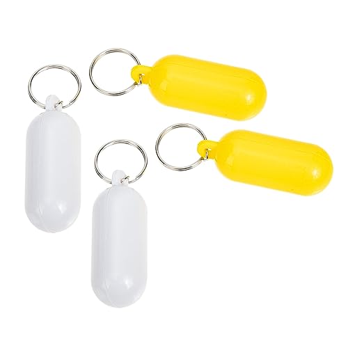 Porte-clés flottant durable TOYANDONA en forme de pilule haute visibilité pour bateau