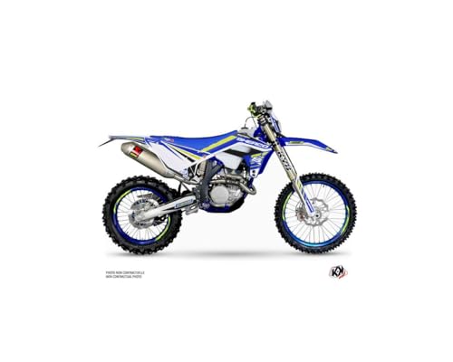 Kit deco Sherco SE SEF bleu autocollant de personnalisation graphique motocross enduro