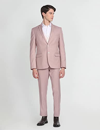 Image of Arrow Tailored Fit Dobby Suit Pink