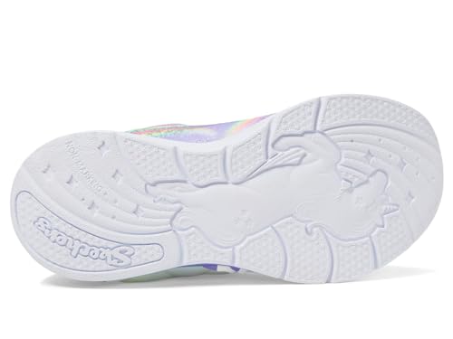 Skechers Kids Unicorn Chaser Sneaker, Lavender/Multi, 4 Big Kid by Skechers - Used condition - Image 5
