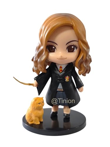Tinion|| Harry Potter 3pc Set with pet Action Figure Special Edition Action Figure for Car Dashboard, Decoration, Cake, Office Desk & Study Table (Pack of 3) (Height-8 cm)