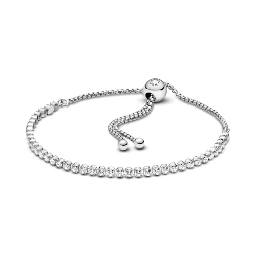PANDORA Timeless Sparkling Slider Tennis Bracelet - Jewelry for Women - Includes Gift Box2