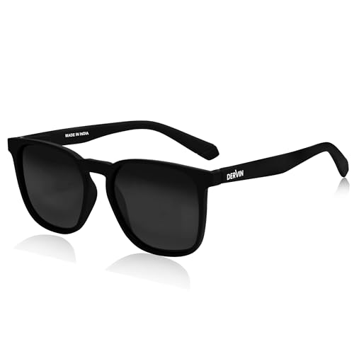 Image of Dervin Square Polarized UV Protected Sunglasses for Men and Women