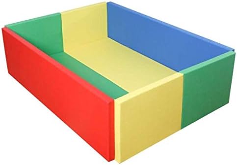 Baby Playpen Soft Anti-collision PU Foldable Infant Play Fence Yard Indoor Fence Safety Rectangular Fence (Color: Pink) (Size : C-140x120x50cm) (A)