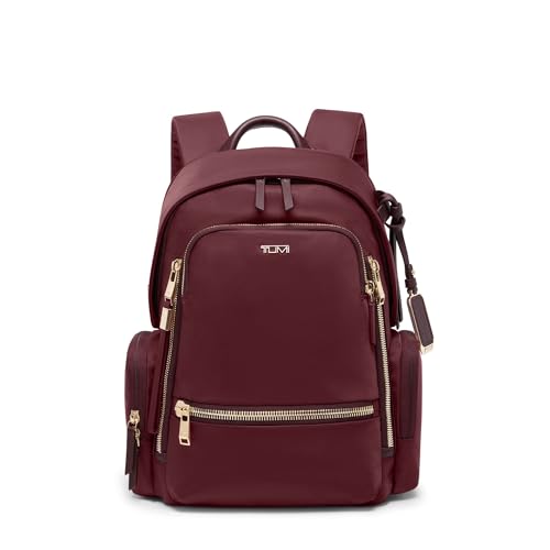 Tumi 0196691 Tumi Official Authentic Voyageur Women's Serena Medium Backpack, Wine, One Size