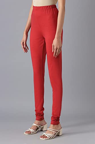 Image of Aurelia Women's High Rise Cotton Lycra Strechable Ankle Length Skinny Fit Tights