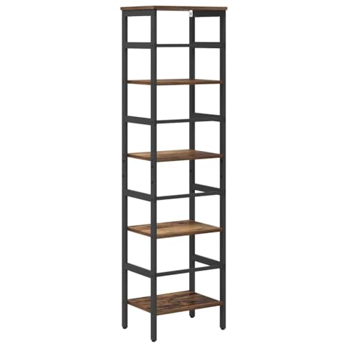 Estantería industrial de madera para organizar salones modernos y oficinas ordenadas 8